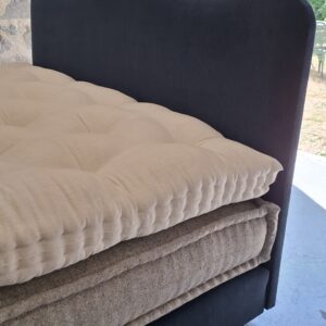 Matelas laine fabriqué en France par Cardelaine avec crin de cheval