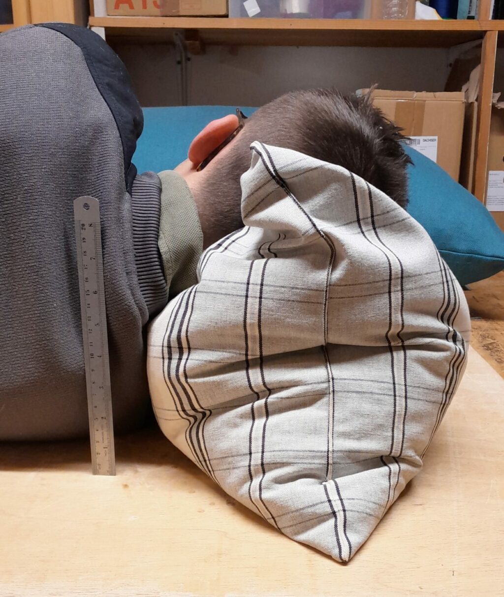 oreillers en balles d'épeautre bio