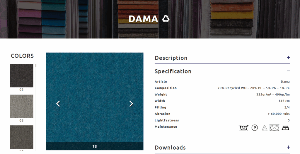 DAMA FICHE TECHNIQUE