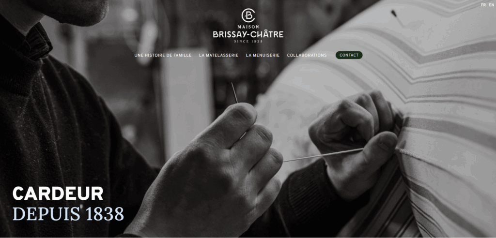 Maison BRISSAY CHATRE fabrication de matelas laine