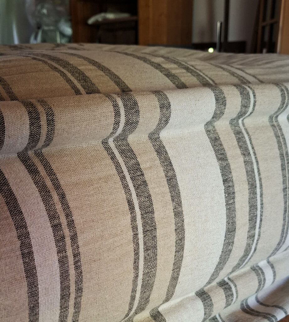 Toile en lin pour matelas laine