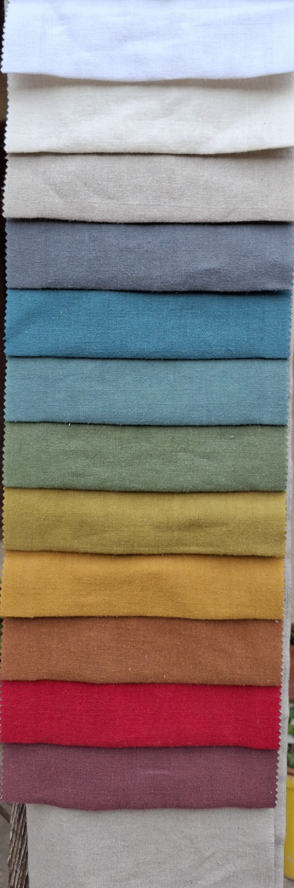tissus 100% lin pour tapis de yoga