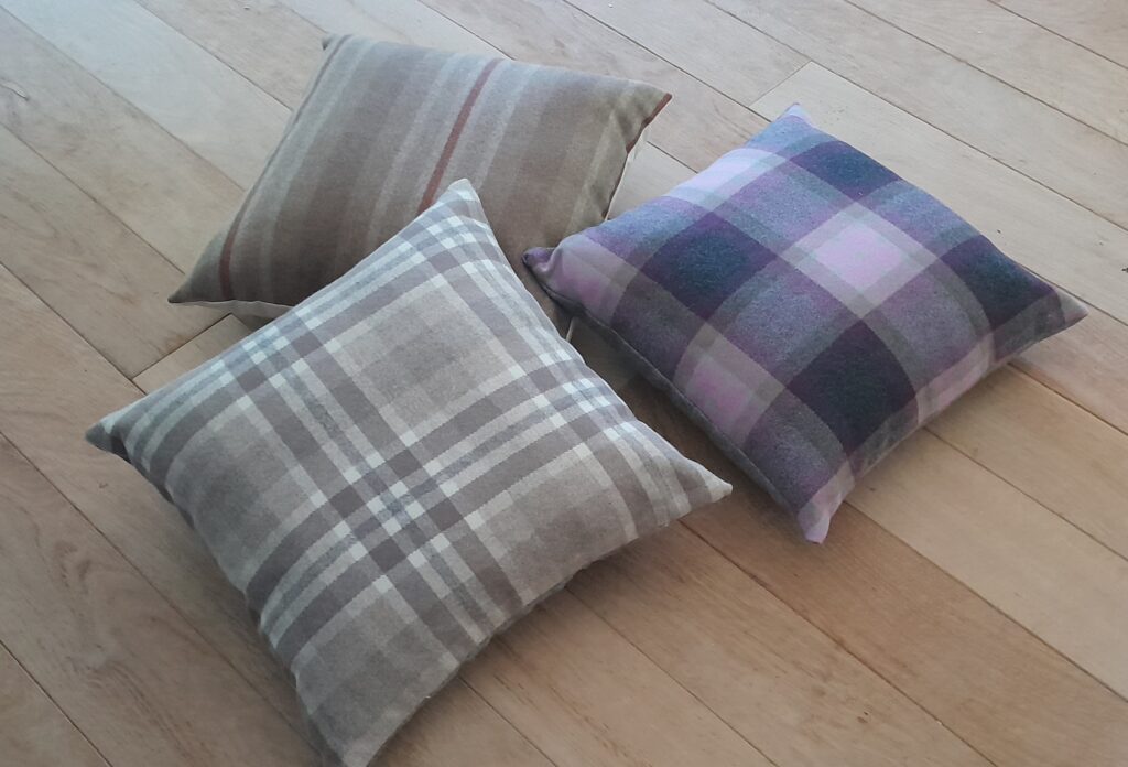 coussin en laine naturelle fabriqué en France par Cardelaine