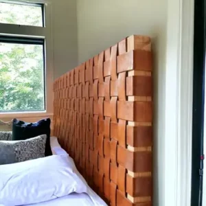 tête de lit en cuir