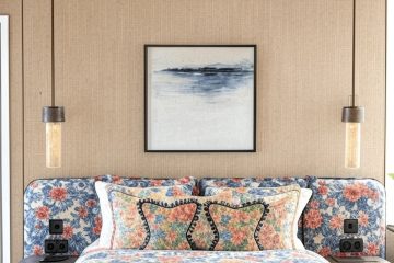 Dosseret de lit tapissier tissu en lin