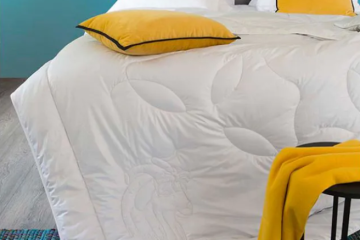 couette cachemire brun de vian tiran