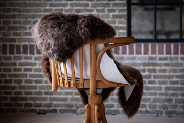 peau de mouton marron