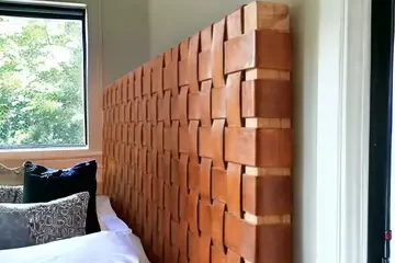 tête de lit en cuir